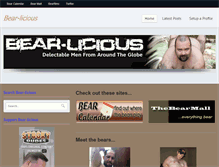 Tablet Screenshot of bear-licious.com